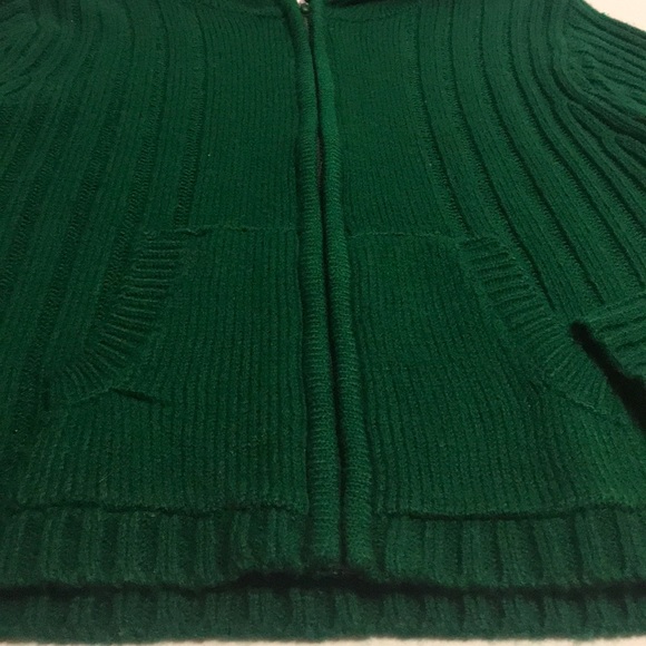 Dereck Heart Green Hoodie Sweater/ Cardigan girls Size 14 - Picture 8 of 8